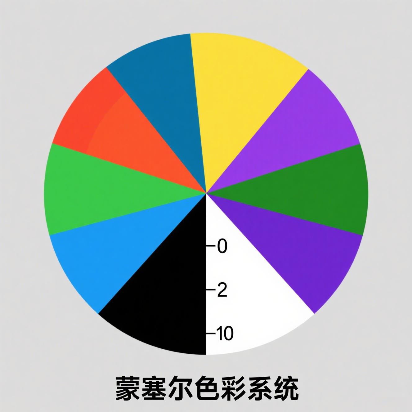 蒙塞尔色彩系统 logo